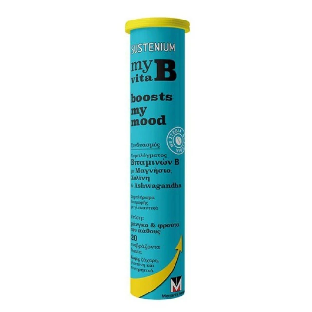 Sustenium My Vita B Boosts My Mood Mango Passion Fruit, 20 Effervescent...