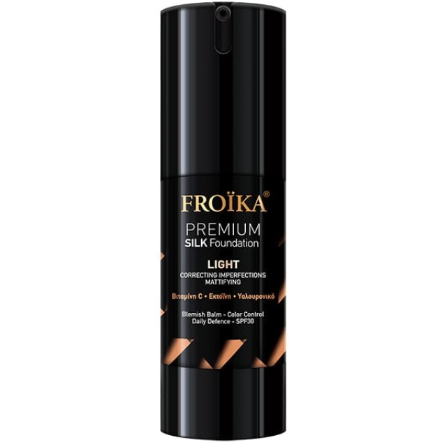 Froika Premium Silk Foundation SPF30 με Βιταμίνη C και Υαλουρονικό,...