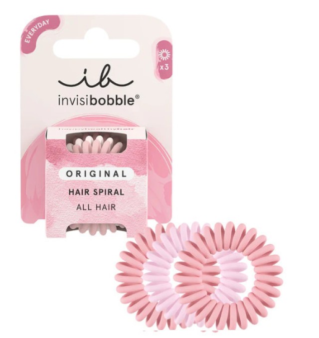 Invisibobble Original The Pinks Λαστιχάκια Μαλλιών, 3 Τεμάχια