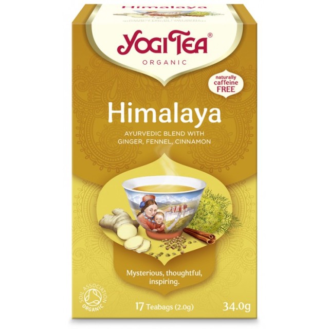 Yogi Tea Bio Himalaya Ρόφημα για Χαλάρωση, 17x2g