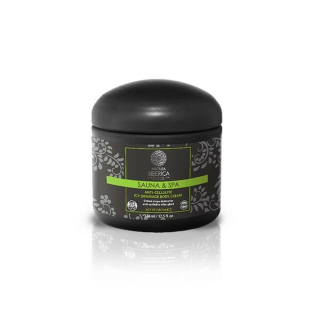 Natura Siberica Sauna & Spa Icy Drainage Κρέμα Σώματος για την Κυτταρίτιδα, 370ml