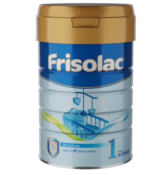 Frisolac 1 Γάλα σε Σκόνη για Βρέφη από 0 έως 6 Μηνών, 800gr