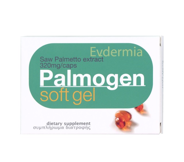 Evdermia Palmogen Για Την Ανδρική Τριχόπτωση, 30 Μαλακές Κάψουλες