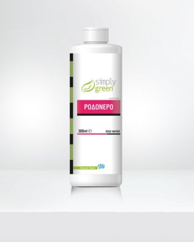 Simply Green Rosewater Ροδόνερο Για Κάθε Τύπο Επιδερμίδας, 300ml