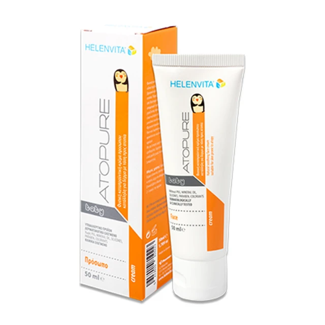 Helenvita Atopure Baby Face Cream for Atopic Skin, 50ml