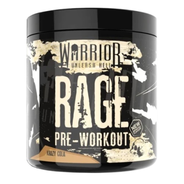 Warrior Rage Pre-Workout για Ένταση & Συγκέντρωση με γεύση Krazy Co...