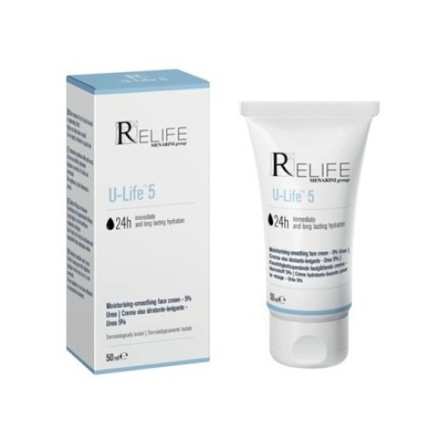 Relife U-Life 5 Κρέμα Προσώπου Πλούσιας Ενυδάτωσης,  50ml