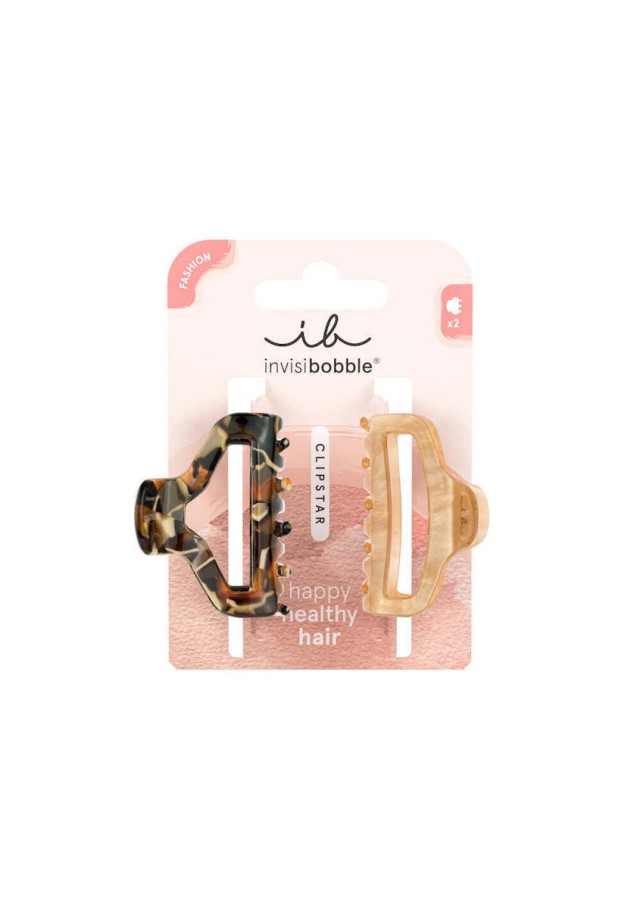 Invisibobble Clipstar Golden Roar Kλάμερ Μαλλιών, 2τμχ