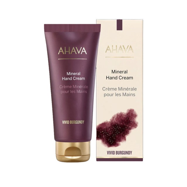 Ahava Vivid Burgundy Mineral Αναπλαστική Κρέμα Χεριών, 100ml