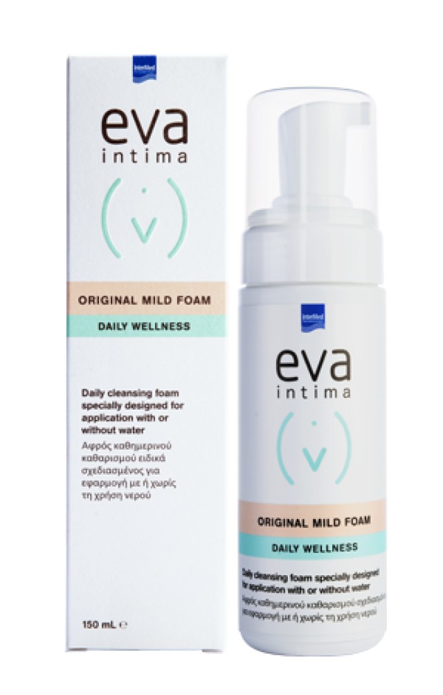 Eva Intima Original Mild Foam Daily Wellness Αφρός Καθαρισμού με Χαμομήλι και Αλόη, 150ml