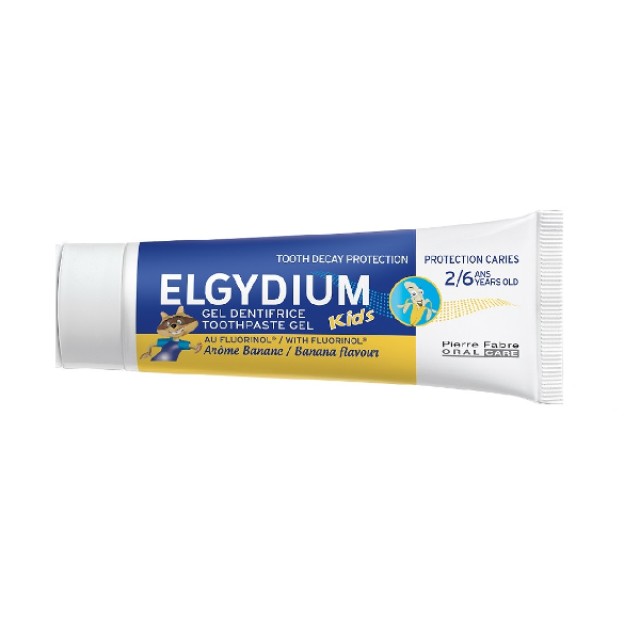 Elgydium Kids Οδοντόκρεμα 500ppm Ιόντων Φθορίου για Παιδιά με Γεύση Μπανάνα 50 ml