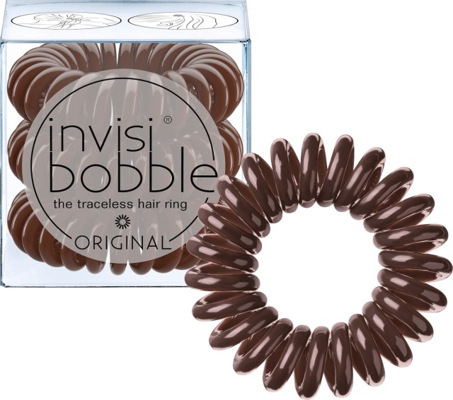 Invisibobble Original Pretzel Brown Λαστιχάκια Μαλλιών 3 Τεμάχια