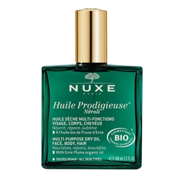 Nuxe Huile Prodigieuse Neroli Organic Ξηρό Λάδι για Πρόσωπο, Σώμα κ...