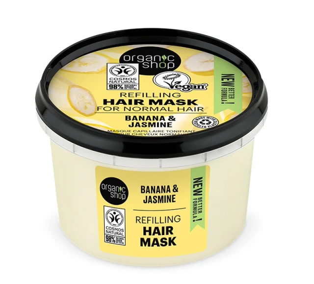 Natura Siberica Organic Shop Replenishment Hair Mask, Jasmine &...
