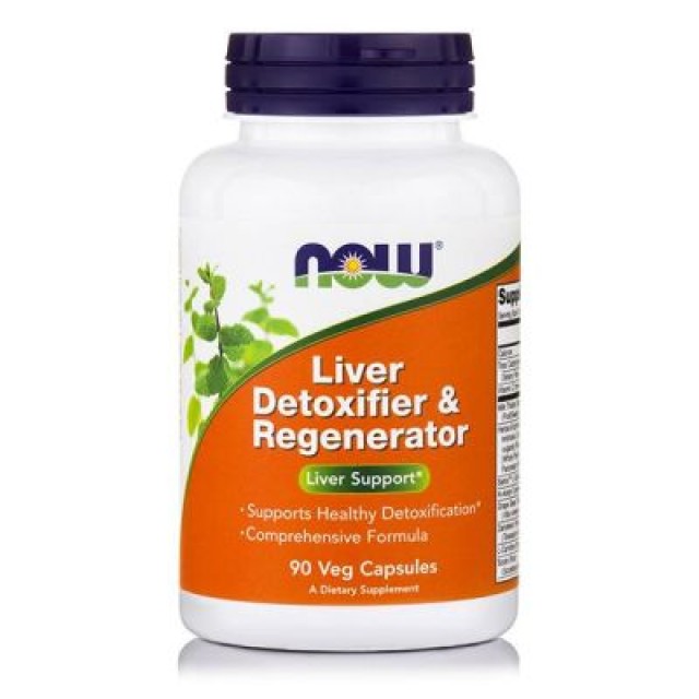 Now Liver Detoxifier & Regenerator Συμπλήρωμα Αποτοξίνωσης, 90 Κάψουλες