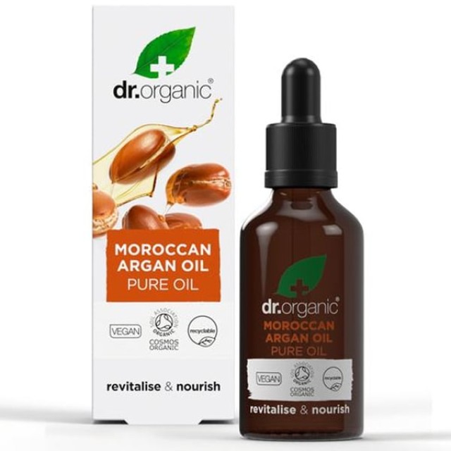 Dr. Organic Moroccan Argan Oil Liquid Gold 100% Pure Oil Έλαιο Arga...