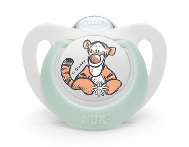 NUK Star Disney Πιπίλα Σιλικόνης με Θήκη 0-6m, 1τμχ