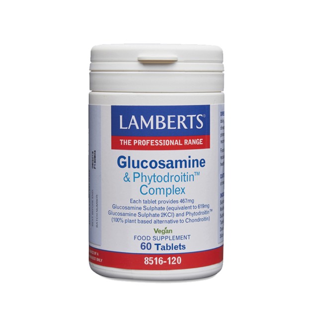 Lamberts Glucosamine & Phytodroitin™ Complex, 60 Ταμπλέτες