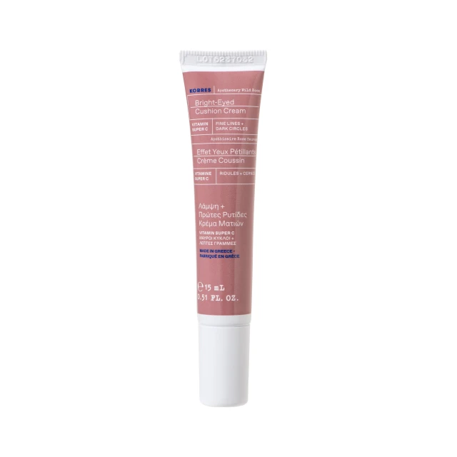 Korres Apothecary Wild Rose 24-hour Eye Cream for Radiance, First Wrinkles...
