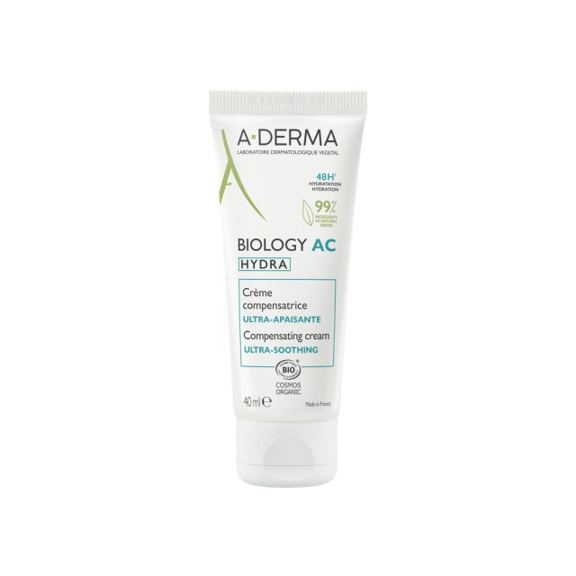 A-Derma Biology AC Αντισταθμιστική Καταπραϋντική Κρέμα, 40ml
