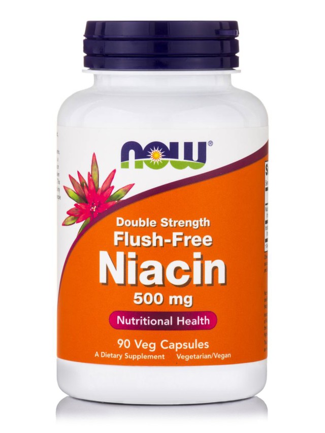 Now Flush-Free Niacin 500 mg, 90 Κάψουλες