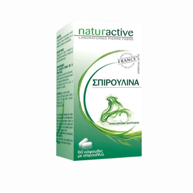 Naturactive Σπιρουλίνα, 60 Κάψουλες