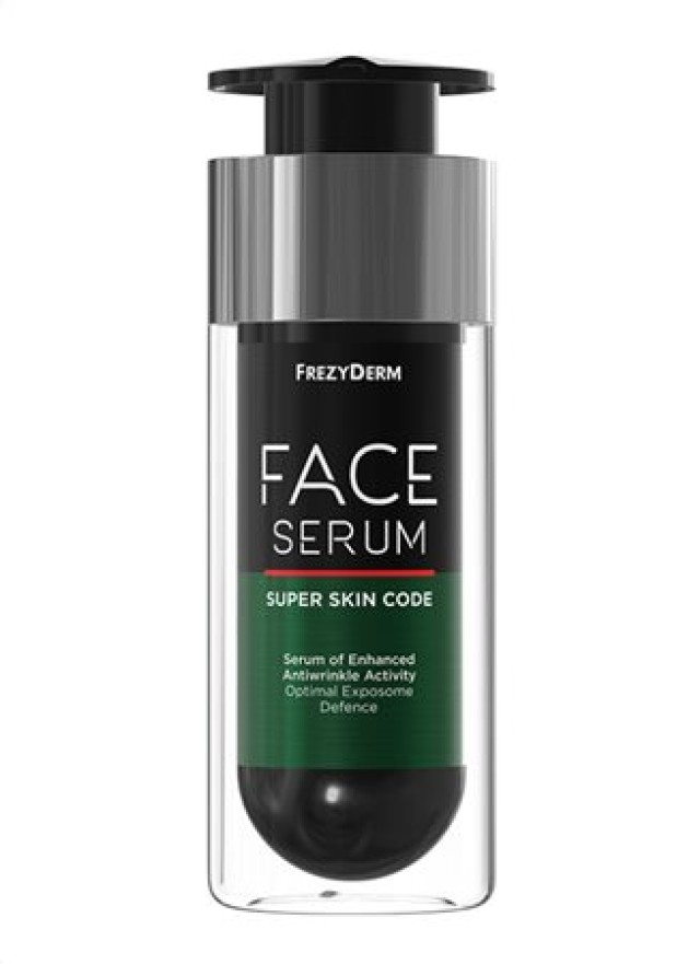 Frezyderm Face Serum Super Skin Code Ορός Ενισχυμένης Αντιρυτιδικής Δράσης Με 25 Ενεργά Συστατικά, 30ml