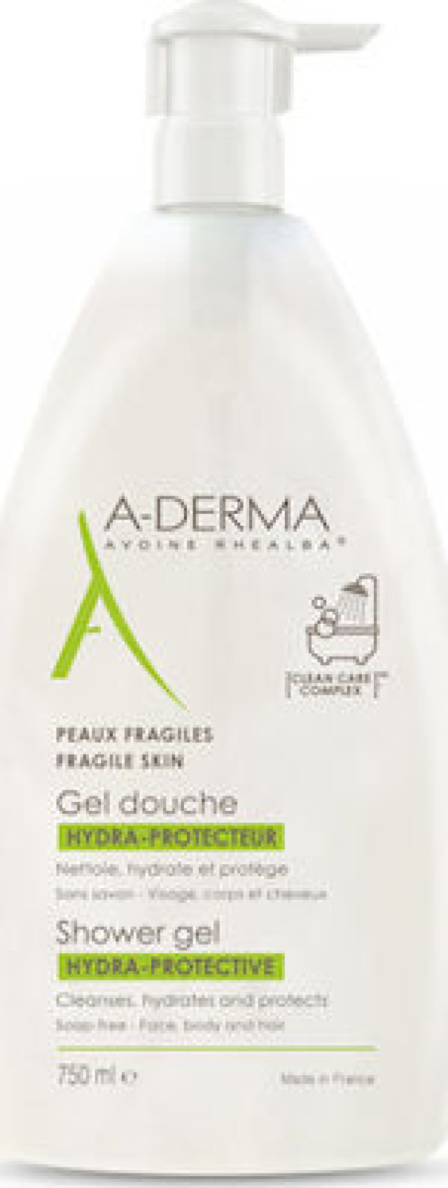 A-Derma Hydra-Protective Υδατο-Προστατευτικό Ζελ Καθαρισμού 750ml