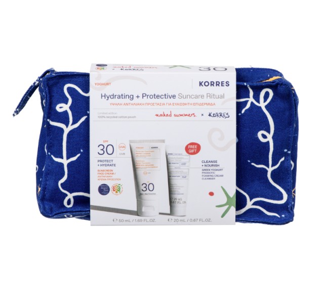 Korres Promo Yoghurt Sunscreen Face Cream Protect & Hydrate Spf30 Α...