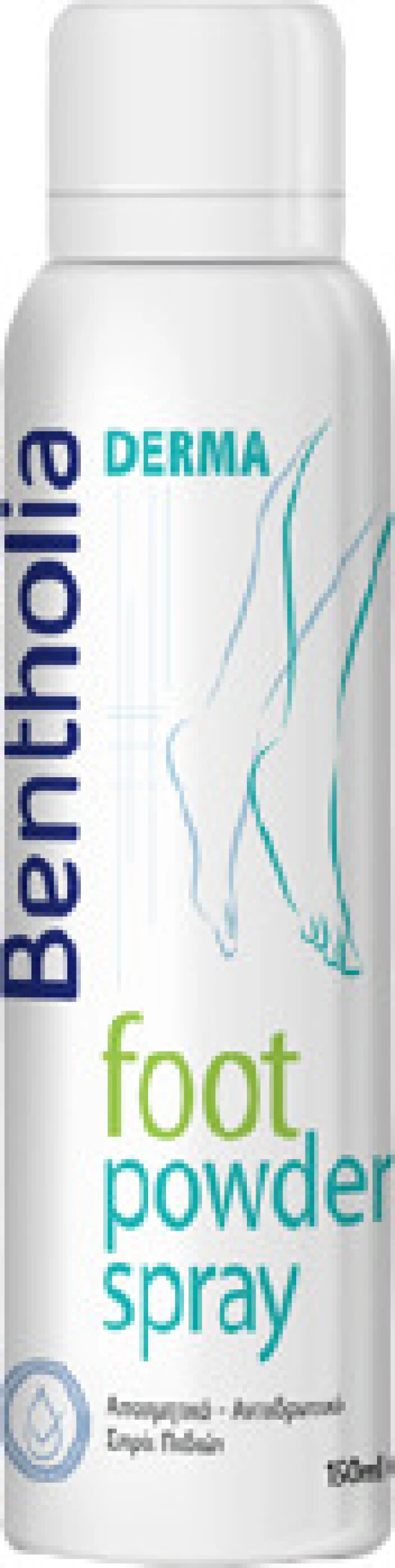 Bentholia Derma Foot Powder Spray Foot Deodorant, 150ml