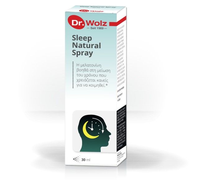 Dr. Wolz Sleep Natural Spray Συμπλήρωμα Διατροφής για τον Ύπνο 30 ml