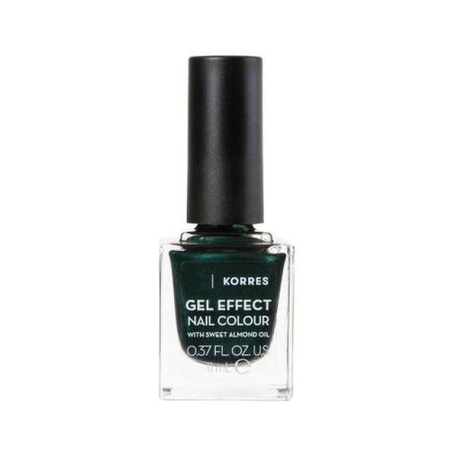 Korres Βερνίκι Νυχιών Gel Effect Velvet Green 89, 11ml