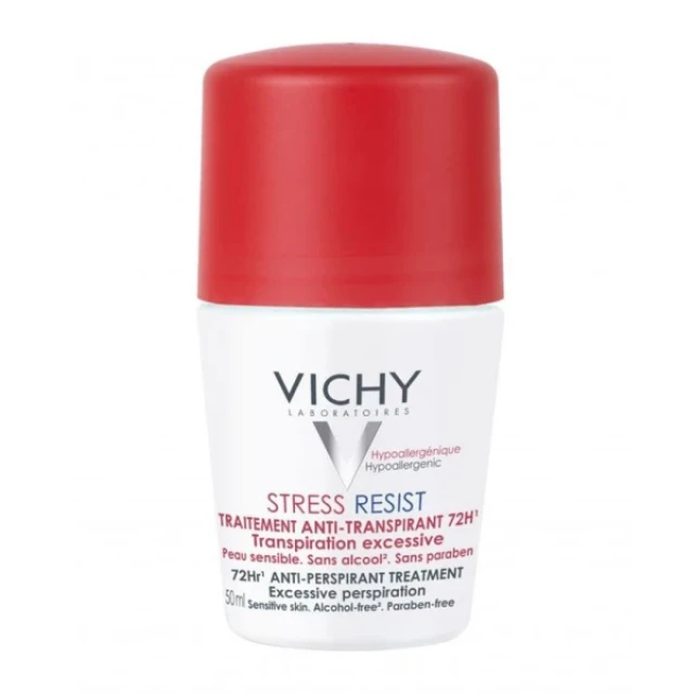 Vichy Deodorant Stress Resist Roll-on Deodorant for Protection 72 O...