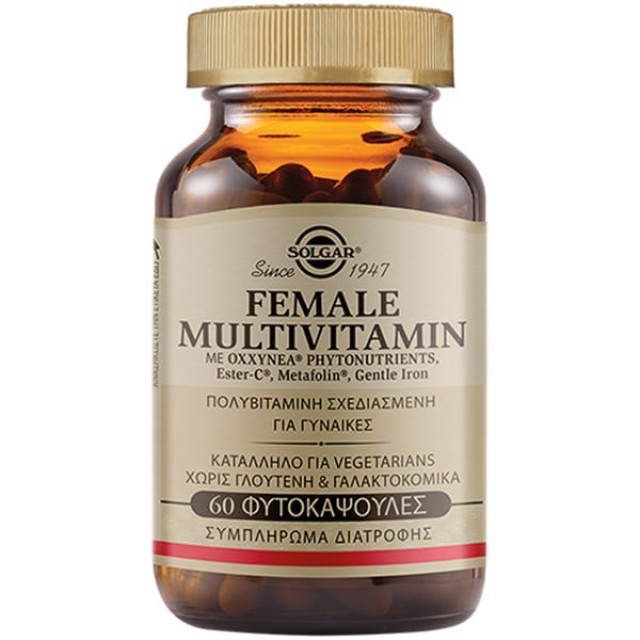 Solgar Female Multivitamin Πολυβιταμίνη για Γυναίκες, 60v.caps