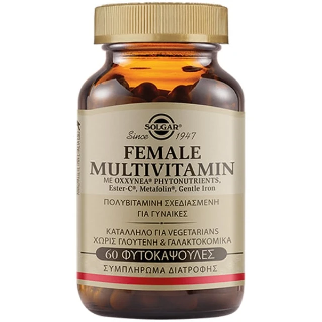 Solgar Female Multivitamin, 60v.caps