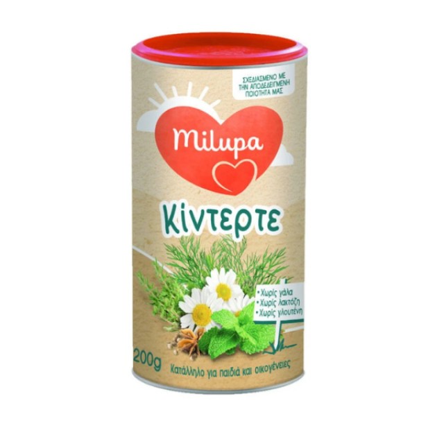 Milupa Ρόφημα Βοτάνων Κίντερτε για 6+m, 200gr