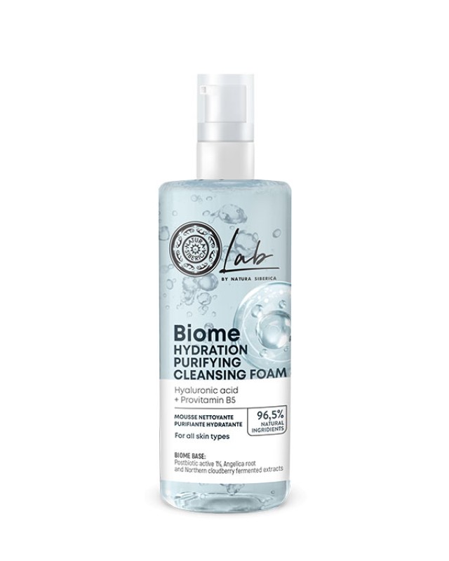 Natura Siberica Lab Biome Hydration Purifying Face Cleansing Foam Αφρός Καθαρισμού Προσώπου, 200ml