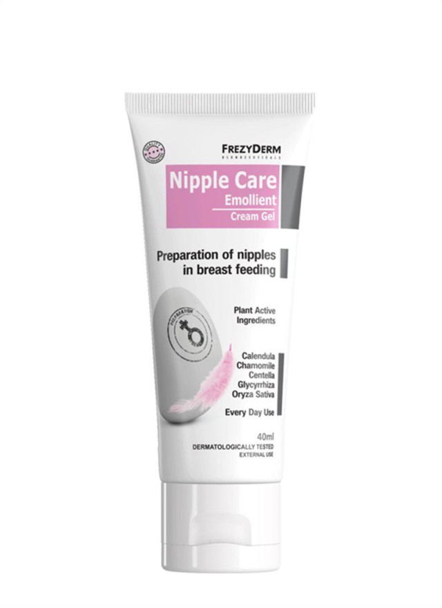 Frezyderm Nipple Care Emollient Cream Gel Μαλακτική Κρέμα Για Την Περιποίηση Των Θηλών 40ml
