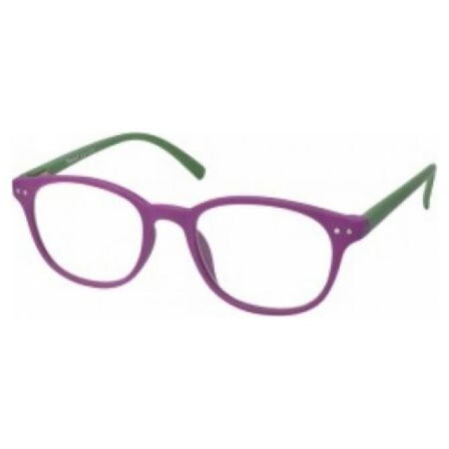 EyeLead Γυαλιά Πρεβυωπίας-Διαβάσματος  E162 Κοκκάλινα Μωβ/Πράσινα +1.50