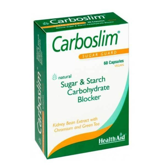 Health Aid CarboSlim Συμπλήρωμα Διατροφής για Αδυνάτισμα, 60caps