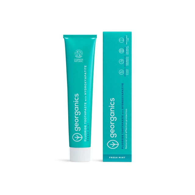 Georganics Fluoride Toothpaste Οδοντόκρεμα με Γεύση Μέντα, 75ml