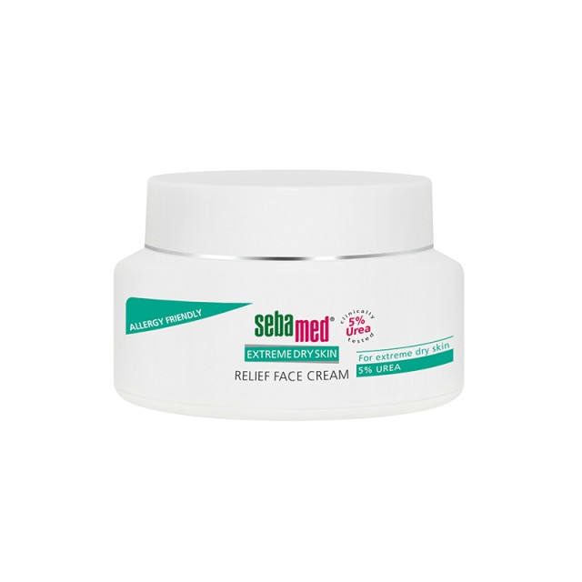 Sebamed Extreme Dry Skin Relief Face Cream 5% Urea Κρέμα Προσώπου με Ουρία, 50ml