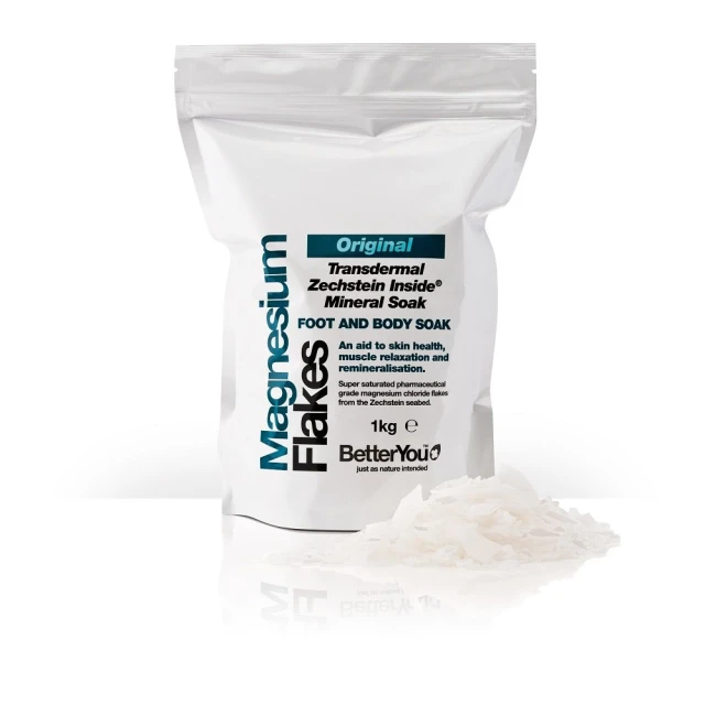 Better You Magnesium Foot and Body Flakes Pure Magnesium Bath Flakes