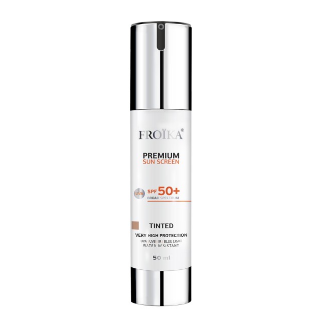 Froika Premium Sun Screen SPF50+ Tinted Αντηλιακό Προσώπου με Χρώμα...