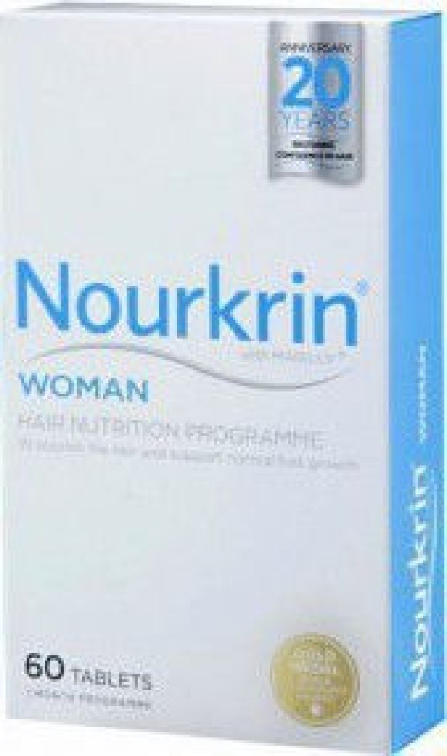 Nourkrin Woman Συμπλήρωμα Διατροφής Ανάπτυξης Μαλλιών Για Γυναίκες, 60 Ταμπλέτες