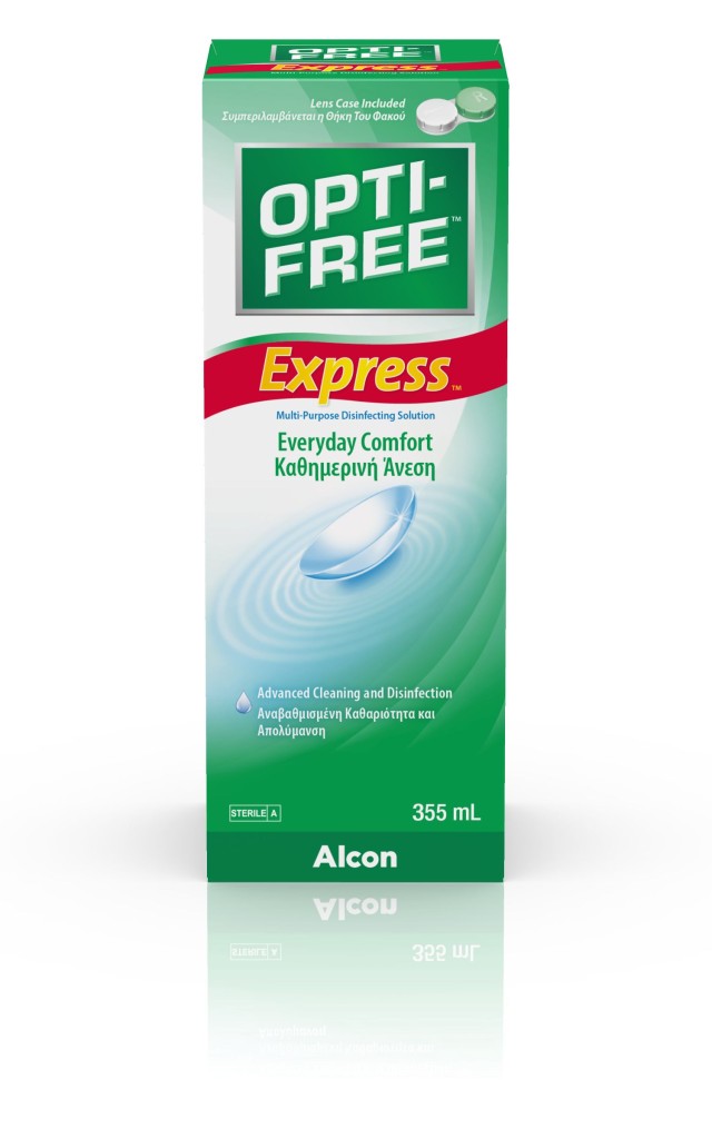 Alcon Opti-Free Express Υγρό Φακών Επαφής, 355ml