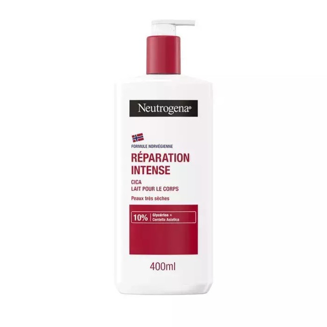 Neutrogena Intense Repair Cica Body Lotion Very Dry Skin Ενυδατικό Γαλάκτωμα Σώματος για Πολύ Ξηρές Επιδερμίδες, 400ml