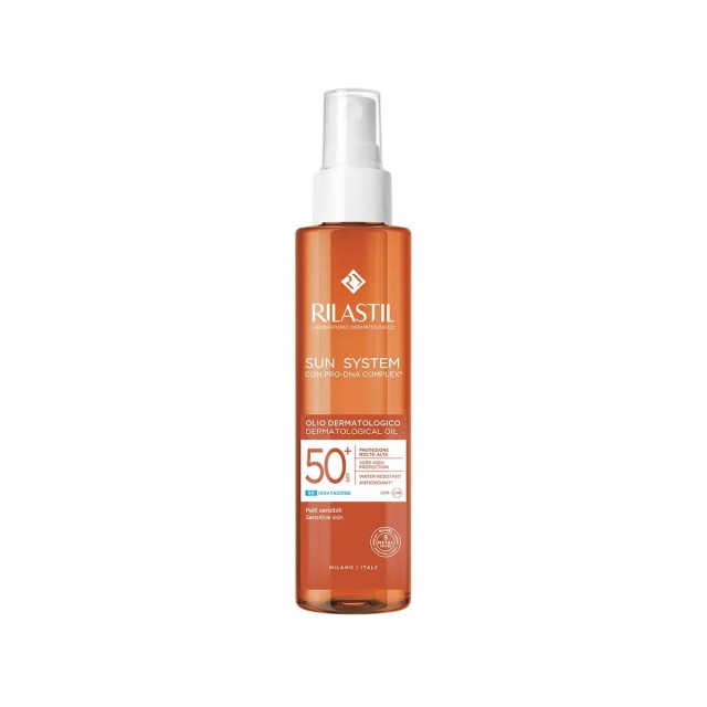 Rilastil Sun System Dermatological Oil Αντηλιακό Λάδι SPF50+, 200ml
