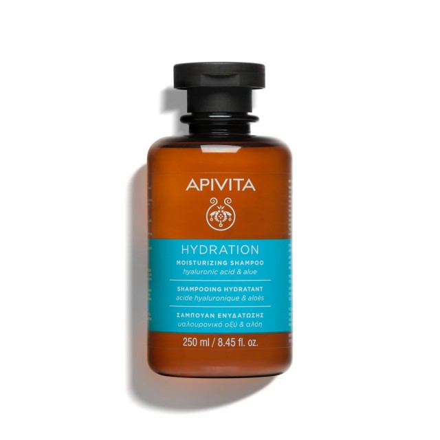 Apivita Hydration Σαμπουάν Ενυδάτωσης με Υαλουρονικό Οξύ και Αλόη, 250ml
