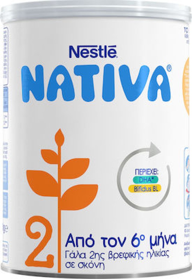 Nestle Γάλα σε Σκόνη Nativa 2 6-12m 400gr
